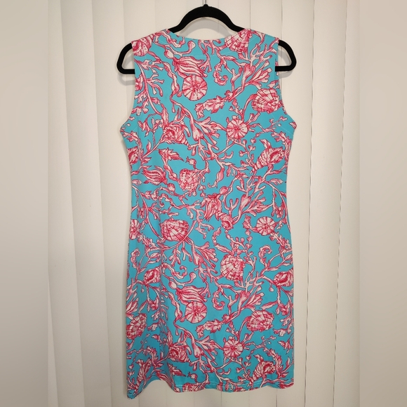 Barbara Gerwit Blue and pink nautical dress size medium - Picture 2 of 3